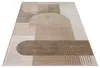 Teppich Wohnzimmer Schlafzimmer Kurzflor Geometrisch Bogen Produktbild-Vorschau 5