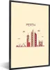MuchoWow® Gerahmtes Poster Australien - Perth - Skyline Produktbild-Vorschau 1