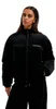 Juicy Couture Margo Juicy Velour Puffa Jacket ZWART L Productafbeelding-voorbeeld 3