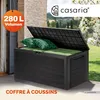 CASARIA Coffre de Rangement Anthracite 280 L Voir les images du produit 2