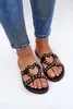 Verzierte Flache Damen Sandalen Schwarz Adivrae 39 Produktbild-Vorschau 6