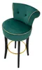 FURNLUX Barhocker Luxy Grün 46cm / Hauptfarbe: Grün / Produktbild-Vorschau 4