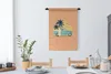 MuchoWow® Wandteppich Wandbehang Auto - Palme - Surfbrett - Produktbild-Vorschau 3