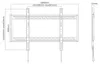 Equip 60"-100" Curved-TV-Wandhalter, 152,4 cm (60"), 2,54 m Produktbild-Vorschau 5