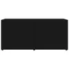 Mobile TV nero 80x34x36 cm materiale legno Anteprima dell’immagine prodotto 7