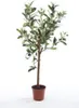 Szmaragdowe sztuczne mini drzewko oliwne 65 cm Podgląd zdjęcia produktu 2