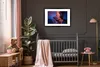 MuchoWow® Gerahmtes Poster Dunkelblau leuchtet durch die Produktbild-Vorschau 6