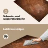 KitchenYeah© Herdabdeckplatte Leder - Textur - Braun - Produktbild-Vorschau 2