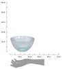 Schale türkis-transparent gestreift 4 Liter Modern Produktbild-Vorschau 2