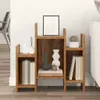Beistellschrank mit Regal Altholz 60 x 26 x 60 cm Produktbild-Vorschau 4