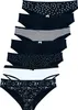 7 Damen Slips aus Baumwolle verschiedene Motive Gr. 40 Produktbild-Vorschau 1