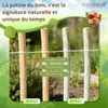 Floranica 6 x poteau clôture noisetier 150 cm, bois solide, Voir les images du produit 8
