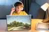 MuchoWow® Laptop Aufkleber Sticker Cover Allee im Park Produktbild-Vorschau 3