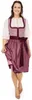 Dirndl Maryanne 60cm Länge rot 36 Produktbild-Vorschau 9