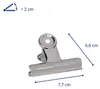 MAUL Papier-Klemmer MAULstandard Metall 5 Stück 77 mm Produktbild-Vorschau 2