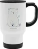 Mr. & Mrs. Panda thermosbecher Eisbär Faul - Weiß - Produktbild-Vorschau 1