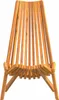A wooden chair is shown against a white background. Voir les images du produit