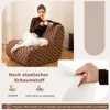 COSTWAY Sitzsack Sessel mit Hocker, Sitzsack Erwachsene mit Produktbild-Vorschau 5