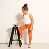 Merry Style Mädchen 3/4 Leggings MS10-293(Orange,146 cm) Produktbild-Vorschau 4