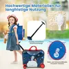 COSTWAY 2-dielny detský kufor + batoh, 12"+18" detský vozík Náhľad obrázku produktu 3