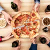 TEAMFAR zestaw 4 okrągłych blach do pieczenia pizzy ze Podgląd zdjęcia produktu 7