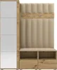 Garderoben-Set Nela II LUX mit Spiegel, gepolsterte Produktbild-Vorschau 10