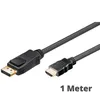 Goobay 1m DP/HDMI DisplayPort Schwarz - Video-Kabeladapter Produktbild-Vorschau 7