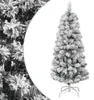 vidaXL Umělý vánoční stromek skládací zasněžený 150 cm Náhled obrázku produktu 8