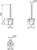Ideal Standard WC-Bürstengarnitur Conca T4495A5 Magnetic Produktbild-Vorschau 9