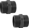 HAF 2x PVC Fittings Doppelnippel mit 1 1/2" | Außengewinde Produktbild-Vorschau 1