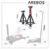 AREBOS 3T manévrovací zdvihák plochý + 2 stojany na zdvihák Náhľad obrázku produktu 13