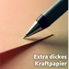 100x papier kraft DIN A4 brązowy wykonany z naturalnego Podgląd zdjęcia produktu 2