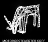 Grasendes LED Rentier mit motorgesteuertem Kopf 216 LEDs Produktbild-Vorschau 2