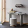 Tabouret Islen avec pied pivotant, bouclé beige Voir les images du produit 4