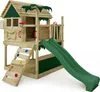 Fatmoose Tour de jeux TikaTaka avec toboggan - vert Voir les images du produit 1