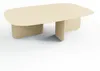 Table basse LIVIA au design élégant – plaque d'acier de Voir les images du produit 3