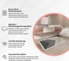 Miqna 2-tlg. rutschfeste Badteppich Set, waschbar (60x100 & Produktbild-Vorschau 3