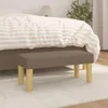 Ławka, Taupe, 70X30X30 Cm, Tapicerowana Tkaniną Lumarko! Podgląd zdjęcia produktu 2