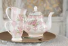 Clayre & Eef théière 1000 ml Porcelaine Rose Blanche Roses Voir les images du produit 6
