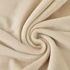 Dicker Velours-Stuhlbezug für schmale Rückenlehne in Beige Produktbild-Vorschau 2