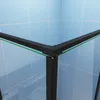 100x140x185cm 6mm NANO ESG Schwingtür Eckeinstieg schwarze Produktbild-Vorschau 8