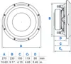 Audison APS 10 S4S | 25cm Subwoofer | flach Produktbild-Vorschau 6
