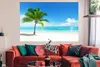 MuchoWow® Poster Palme - Strand - Meer - Sommer 180x120 cm Produktbild-Vorschau 2