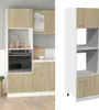 vidaXL Armoire micro-ondes Lyon Chêne Sonoma 60x57x207 cm Voir les images du produit 2