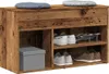 vidaXL Lavica na topánky vzhľad starého dreva 80x30x45 cm Náhľad obrázku produktu 2