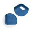 Close-up views of a blue phone case, showing texture and corner detail. Produktbild-Vorschau