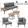 Flieks Gartenlounge-Set Gartenmöbel-Set 6-tlg., Produktbild-Vorschau 7