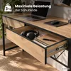 Schreibtisch LOFT PURE Craft Eiche 124 cm 2 Schubladen Produktbild-Vorschau 6