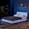 HOME DELUXE - LED Bett Asteroid - Weiß, 140 x 200 cm - Produktbild-Vorschau 5