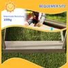 Outsunny Sandkasten mit Dach, Sandkiste Holz mit Sitzplatz Produktbild-Vorschau 6